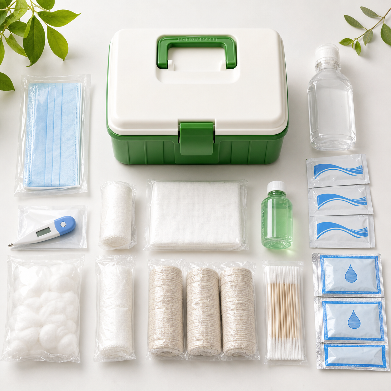 Sealed first-aid donation kit